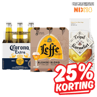 Leffe, Corona, Hertog Jan of Tripel Karmeliet Speciaalbier