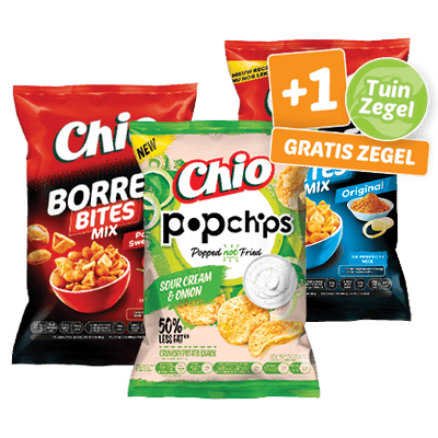 Chio Borrelbites Mix, Kettle Cooked of Popchips