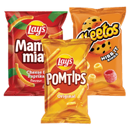 Mama Mia's, Pomtips, Hamka's, Ringlings of Cheetos 