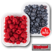 1 de Beste Frambozen of blauwe bessen
