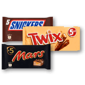 Mars, Twix of Snickers 