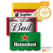 Heineken, Jupiler of Bud pilsener of  0.0%