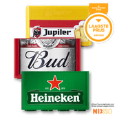 Heineken, Jupiler of Bud pilsener of 0.0%