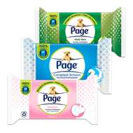 Foto van Page vochtig toiletpapier