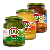 Hak groente of appelmoes