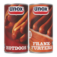 Unox hotdogs of Frankfurters