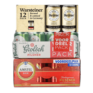 Foto van Amstel, Grolsch of Warsteiner