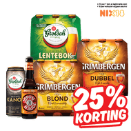Grolsch, Jopen of Grimbergen Speciaalbier