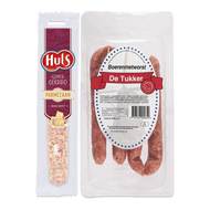 Huls droge worst of De Tukker boerenmetworst