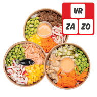 Poké Bowl Kip, Zalm of Pulled Beef