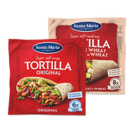 Santa Maria wraps of salsa