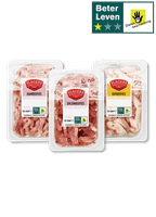 Slagerskwaliteit Ham-, Bacon- of Kipreepjes