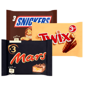 Mars, Twix of Snickers