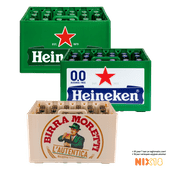 Birra Moretti of Heineken pilsener of 0.0%