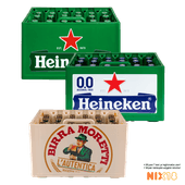 Birra Moretti of Heineken pilsener of 0.0%