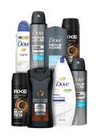 Axe of Dove Deodorant of Douchegel