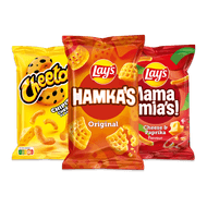 Cheetos, Hamka's, Pomtips of Mama Mia's