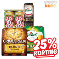Grolsch, Jopen of Grimbergen Speciaalbier