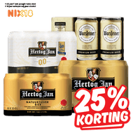 Hertog Jan, Bud of Warsteiner Pilsener of 0.0