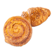 Ronde kaassuisse of ham-kaas croissant