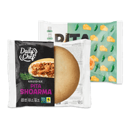 Pita shoarma of kaas-jalapeno