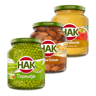 Hak groente of appelmoes