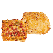 Mini kaas uienkruier of mini pizza