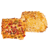 Mini kaas uienkruier of mini pizza