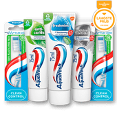Aquafresh tandenborstel of tandpasta