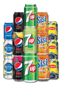 Pepsi, Sisi, 7up, Royal Club Shandy Of Lipton
