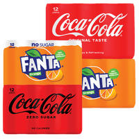 Coca-Cola of Fanta 