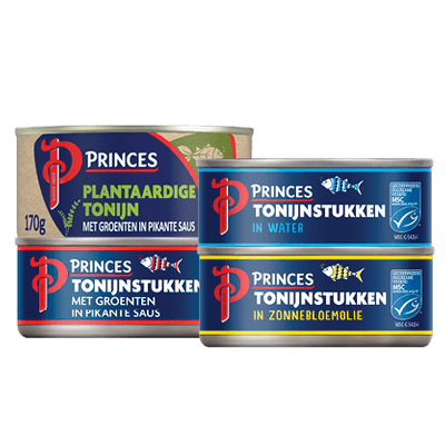 Princes Tonijnstukken of Plantaardige Tonijn