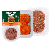 1 de Beste BBQ vlees-, zalm- of Meatless Farm vegan burgers