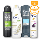 Dove deodorant of douchegel